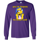 T-Shirts Purple / S Milhouse Wiseau Men's Long Sleeve T-Shirt