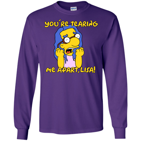 T-Shirts Purple / S Milhouse Wiseau Men's Long Sleeve T-Shirt