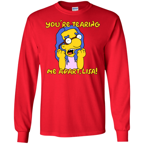 T-Shirts Red / S Milhouse Wiseau Men's Long Sleeve T-Shirt