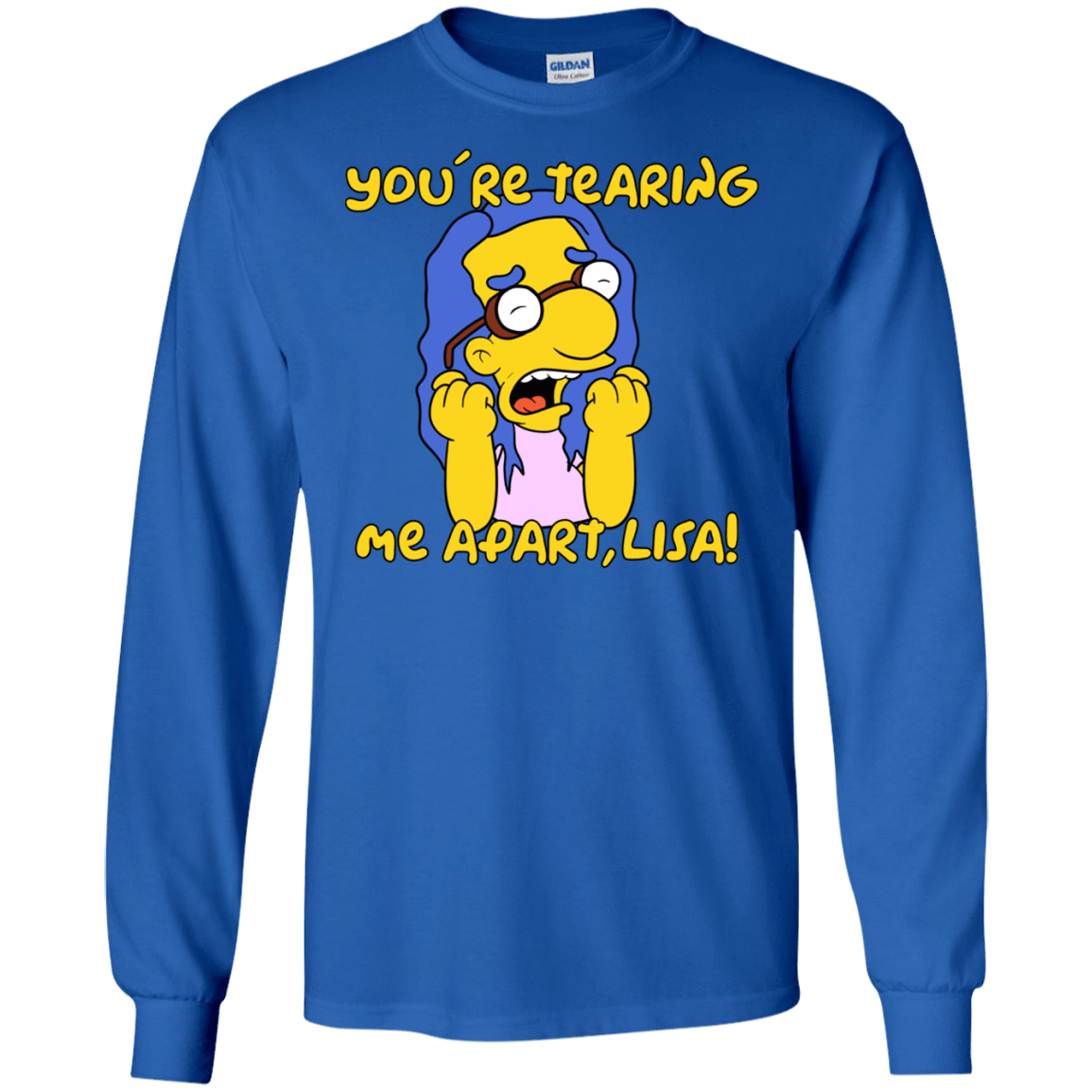 T-Shirts Royal / S Milhouse Wiseau Men's Long Sleeve T-Shirt