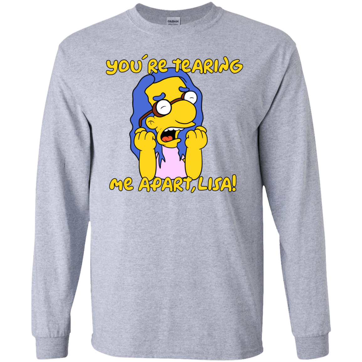 T-Shirts Sport Grey / S Milhouse Wiseau Men's Long Sleeve T-Shirt