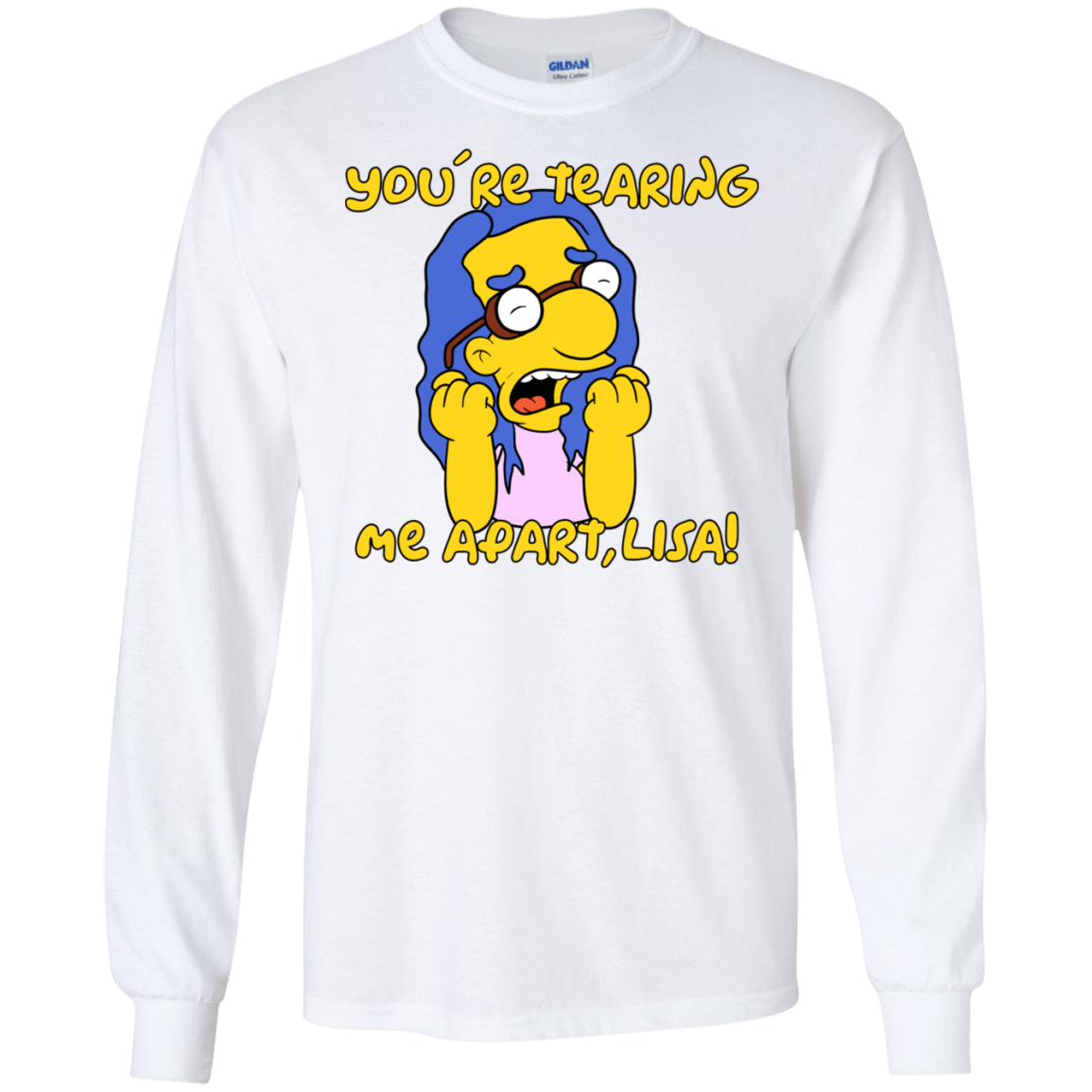 T-Shirts White / S Milhouse Wiseau Men's Long Sleeve T-Shirt