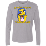 T-Shirts Heather Grey / S Milhouse Wiseau Men's Premium Long Sleeve