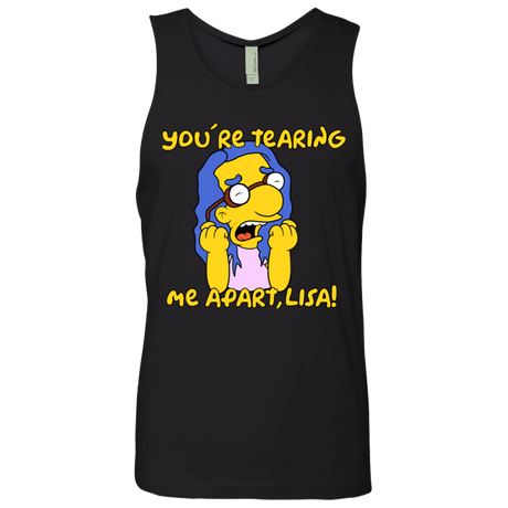 T-Shirts Black / S Milhouse Wiseau Men's Premium Tank Top