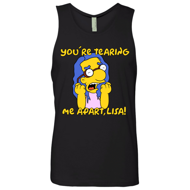 T-Shirts Black / S Milhouse Wiseau Men's Premium Tank Top