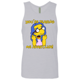 T-Shirts Heather Grey / S Milhouse Wiseau Men's Premium Tank Top