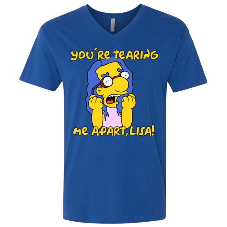 T-Shirts Royal / X-Small Milhouse Wiseau Men's Premium V-Neck