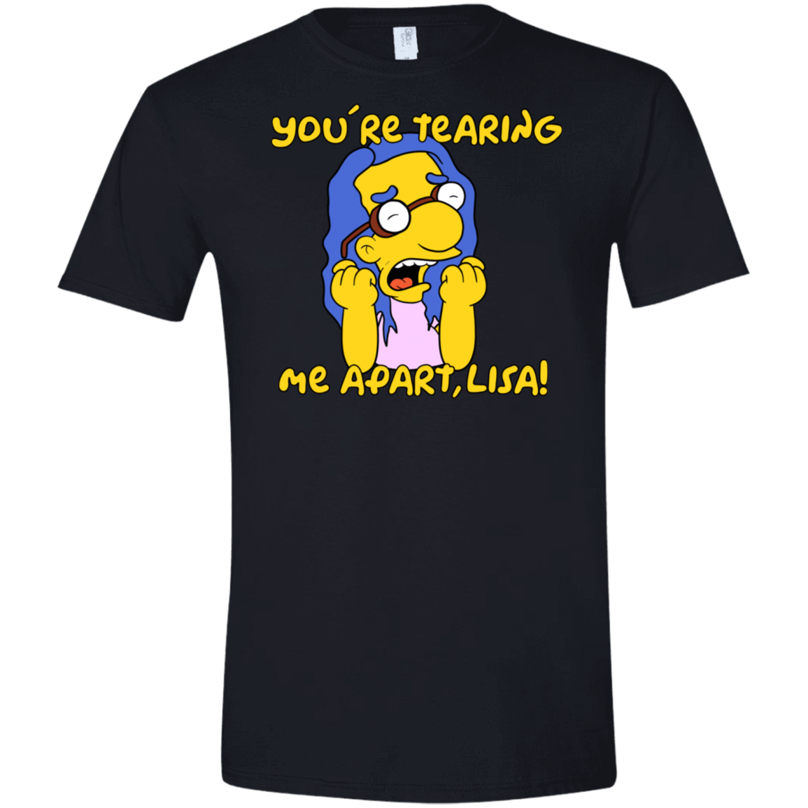 T-Shirts Black / X-Small Milhouse Wiseau Men's Semi-Fitted Softstyle