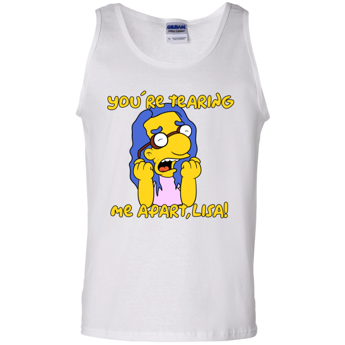 T-Shirts White / S Milhouse Wiseau Men's Tank Top