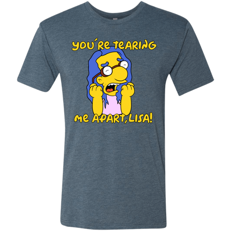 T-Shirts Indigo / S Milhouse Wiseau Men's Triblend T-Shirt
