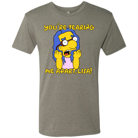 T-Shirts Venetian Grey / S Milhouse Wiseau Men's Triblend T-Shirt