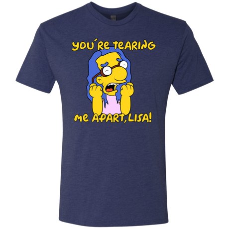 T-Shirts Vintage Navy / S Milhouse Wiseau Men's Triblend T-Shirt