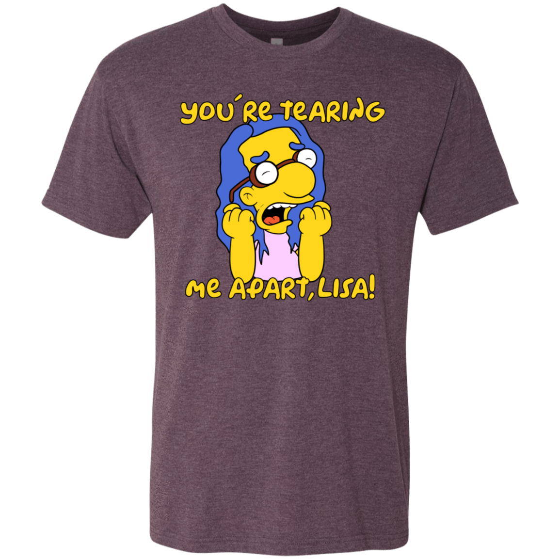 T-Shirts Vintage Purple / S Milhouse Wiseau Men's Triblend T-Shirt