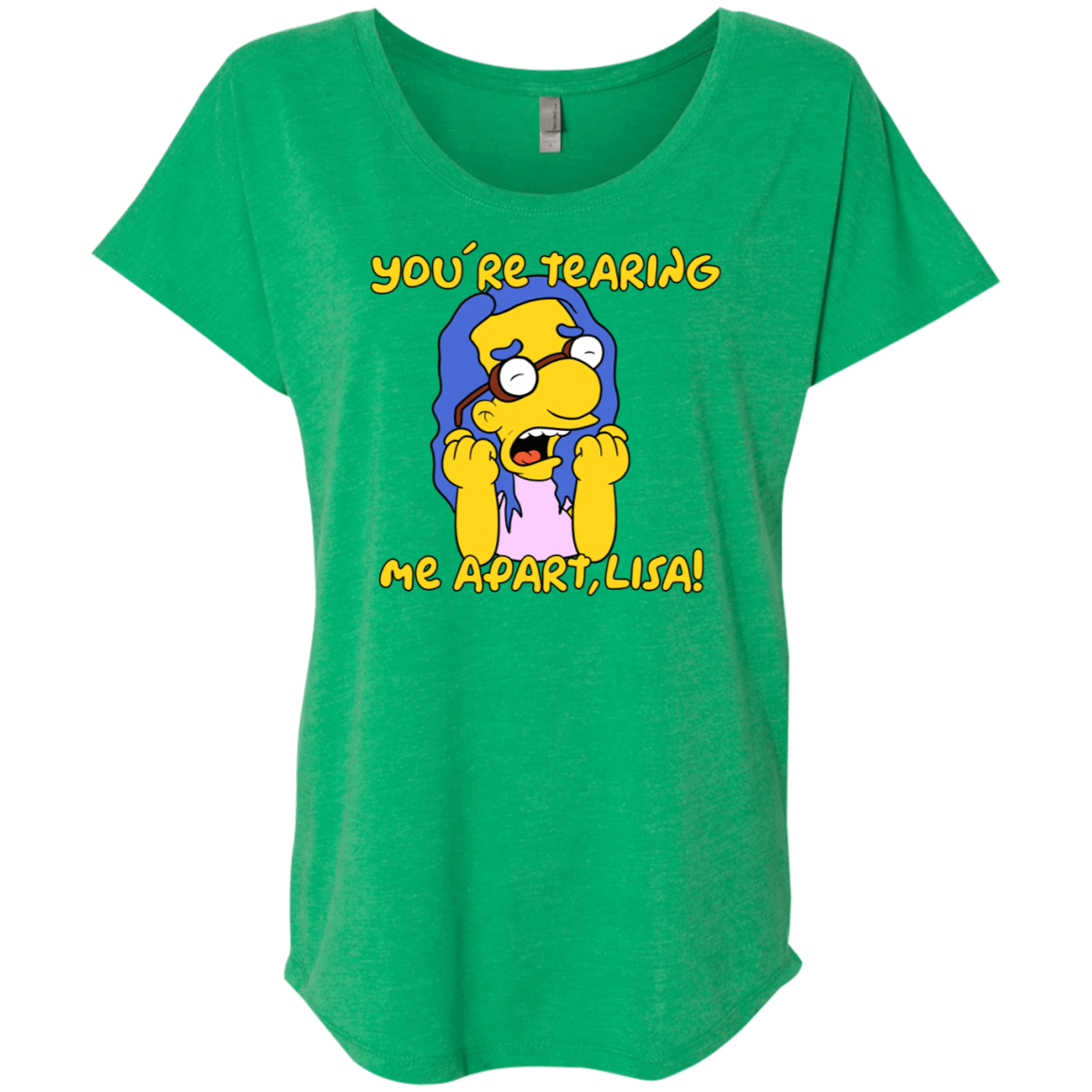 T-Shirts Envy / X-Small Milhouse Wiseau Triblend Dolman Sleeve