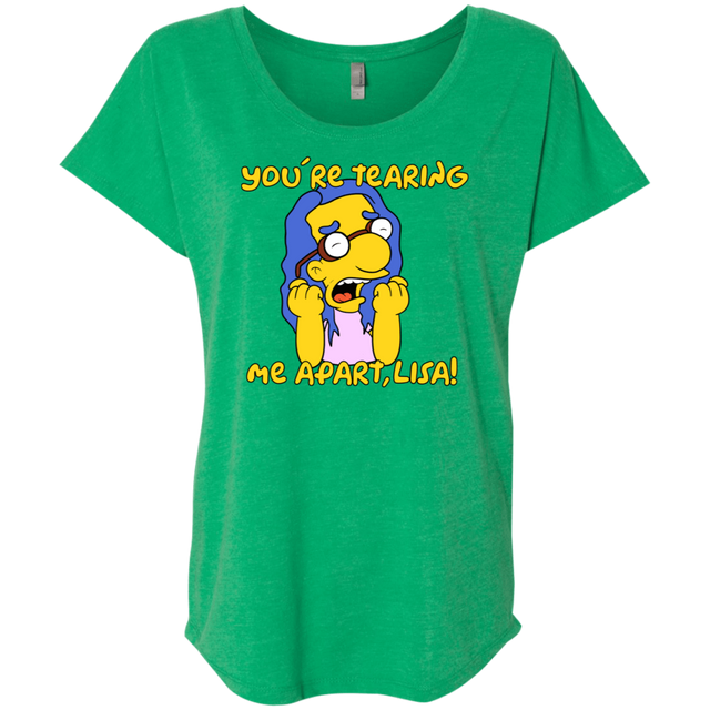 T-Shirts Envy / X-Small Milhouse Wiseau Triblend Dolman Sleeve