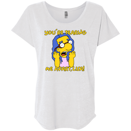 T-Shirts Heather White / X-Small Milhouse Wiseau Triblend Dolman Sleeve