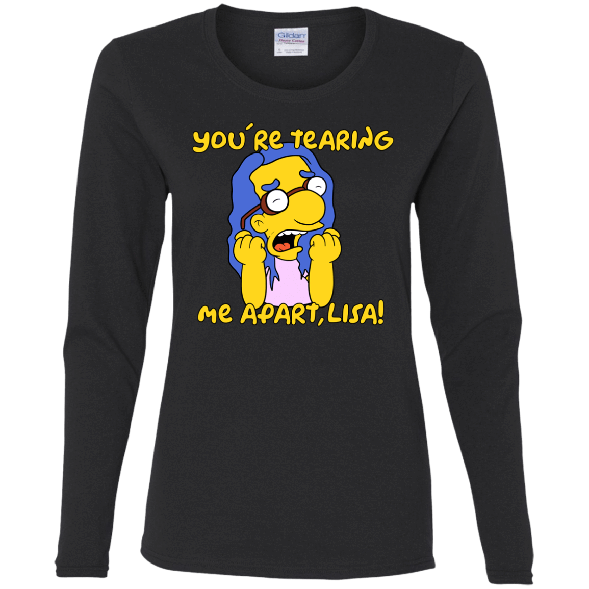 T-Shirts Black / S Milhouse Wiseau Women's Long Sleeve T-Shirt