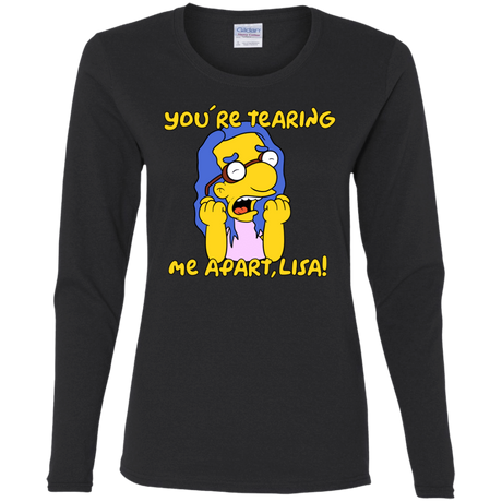 T-Shirts Black / S Milhouse Wiseau Women's Long Sleeve T-Shirt