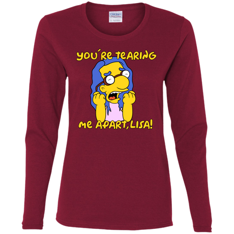 T-Shirts Cardinal / S Milhouse Wiseau Women's Long Sleeve T-Shirt