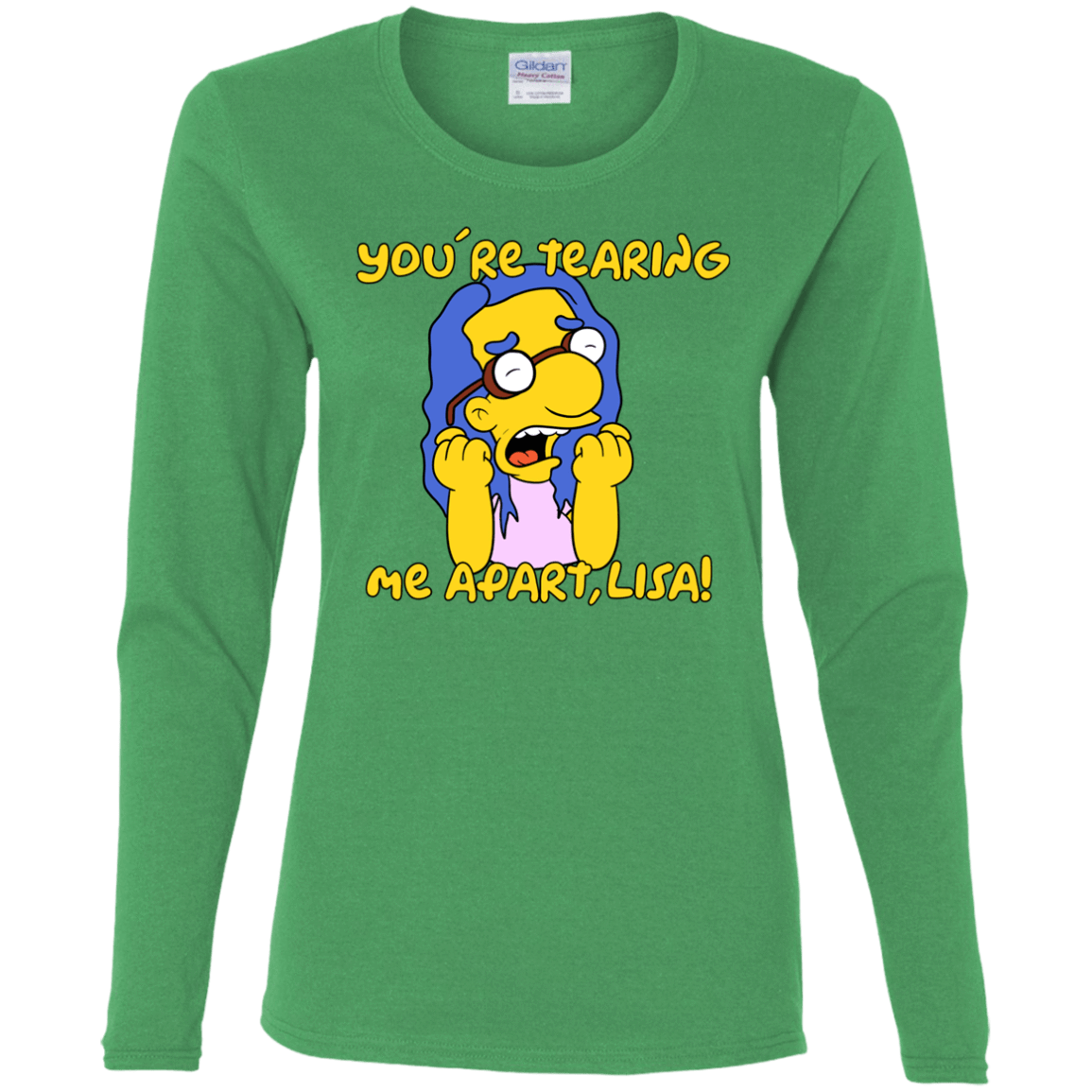 T-Shirts Irish Green / S Milhouse Wiseau Women's Long Sleeve T-Shirt