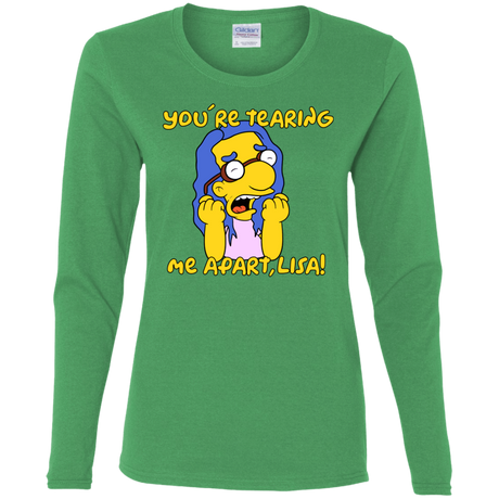 T-Shirts Irish Green / S Milhouse Wiseau Women's Long Sleeve T-Shirt