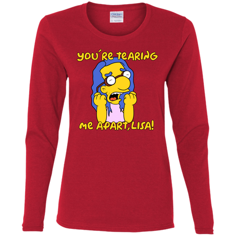 T-Shirts Red / S Milhouse Wiseau Women's Long Sleeve T-Shirt