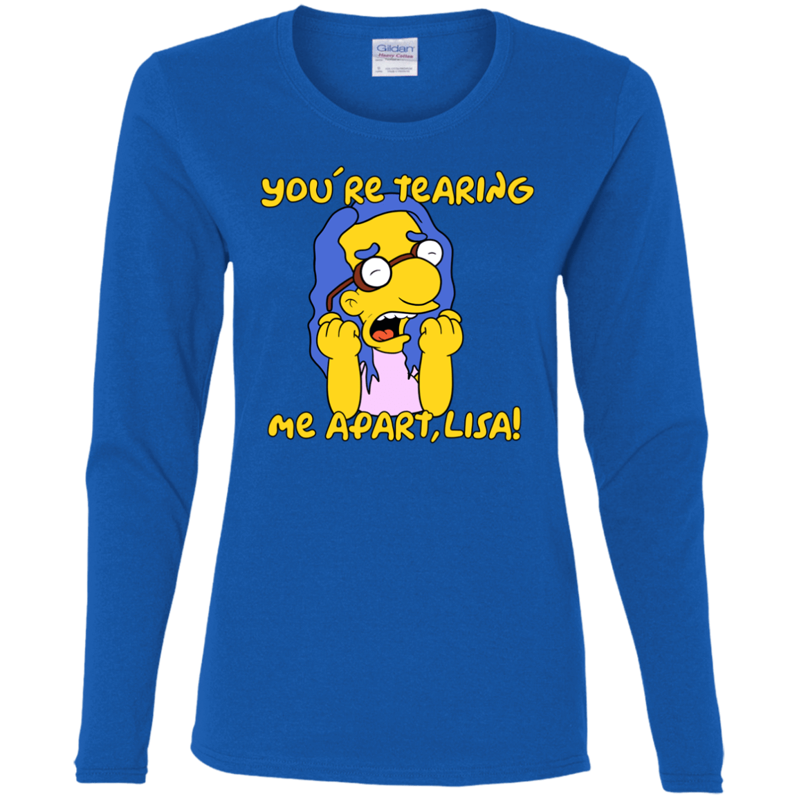 T-Shirts Royal / S Milhouse Wiseau Women's Long Sleeve T-Shirt