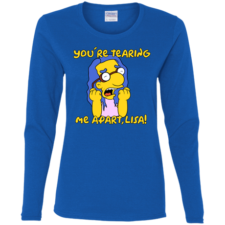 T-Shirts Royal / S Milhouse Wiseau Women's Long Sleeve T-Shirt