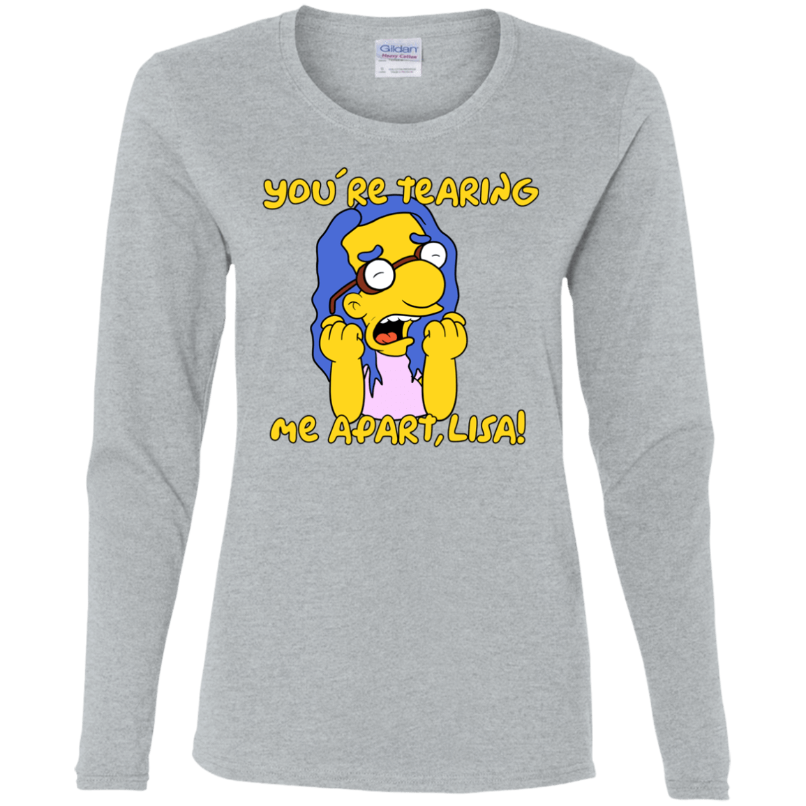 T-Shirts Sport Grey / S Milhouse Wiseau Women's Long Sleeve T-Shirt