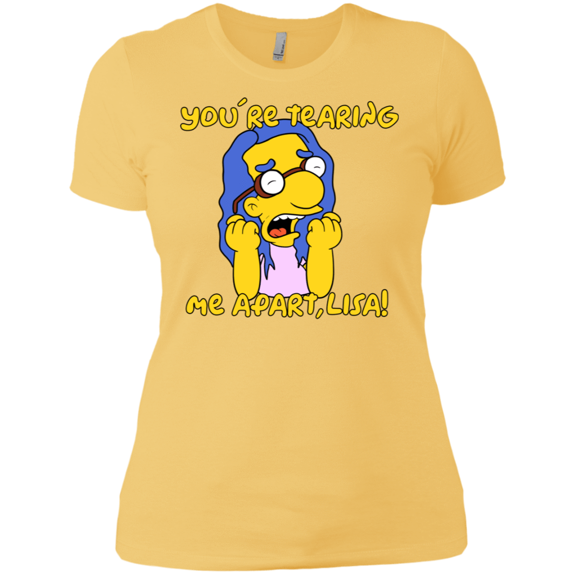 T-Shirts Banana Cream/ / X-Small Milhouse Wiseau Women's Premium T-Shirt