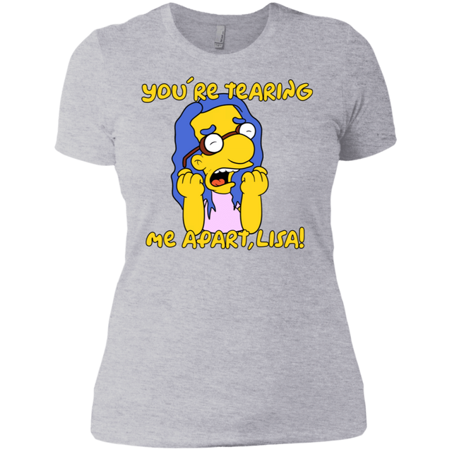 T-Shirts Heather Grey / X-Small Milhouse Wiseau Women's Premium T-Shirt