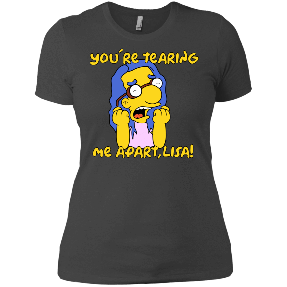 T-Shirts Heavy Metal / X-Small Milhouse Wiseau Women's Premium T-Shirt