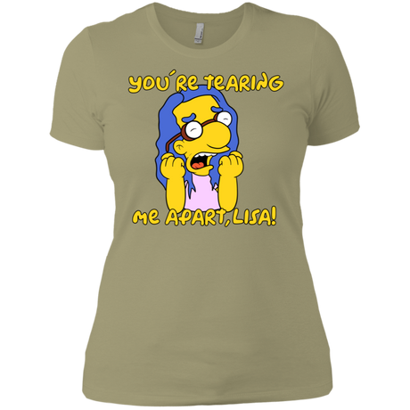 T-Shirts Light Olive / X-Small Milhouse Wiseau Women's Premium T-Shirt
