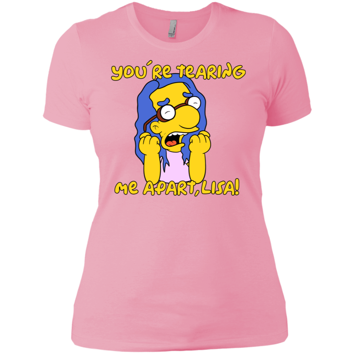 T-Shirts Light Pink / X-Small Milhouse Wiseau Women's Premium T-Shirt