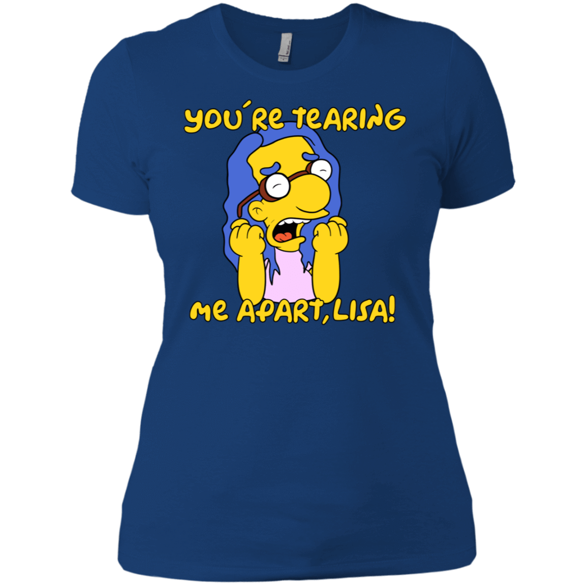 T-Shirts Royal / X-Small Milhouse Wiseau Women's Premium T-Shirt