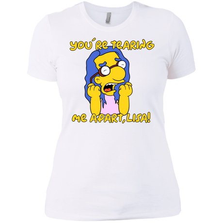 T-Shirts White / X-Small Milhouse Wiseau Women's Premium T-Shirt