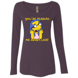 T-Shirts Vintage Purple / S Milhouse Wiseau Women's Triblend Long Sleeve Shirt