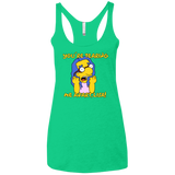 T-Shirts Envy / X-Small Milhouse Wiseau Women's Triblend Racerback Tank