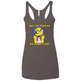 T-Shirts Macchiato / X-Small Milhouse Wiseau Women's Triblend Racerback Tank