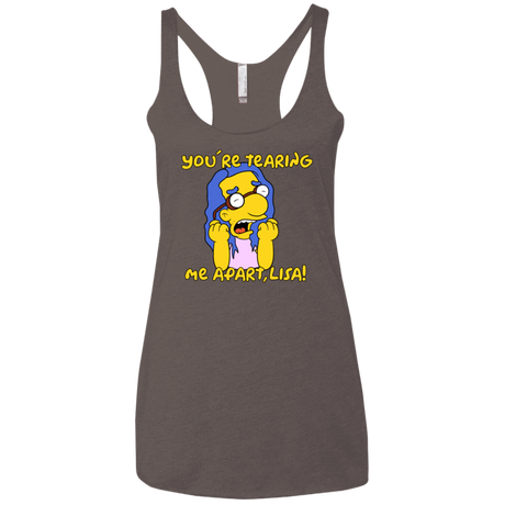 T-Shirts Macchiato / X-Small Milhouse Wiseau Women's Triblend Racerback Tank