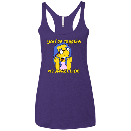 T-Shirts Purple Rush / X-Small Milhouse Wiseau Women's Triblend Racerback Tank