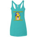 T-Shirts Tahiti Blue / X-Small Milhouse Wiseau Women's Triblend Racerback Tank