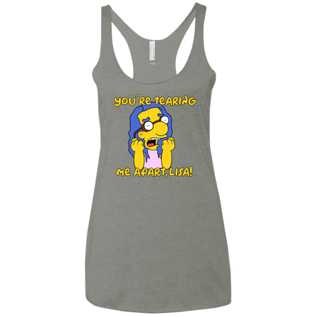 T-Shirts Venetian Grey / X-Small Milhouse Wiseau Women's Triblend Racerback Tank