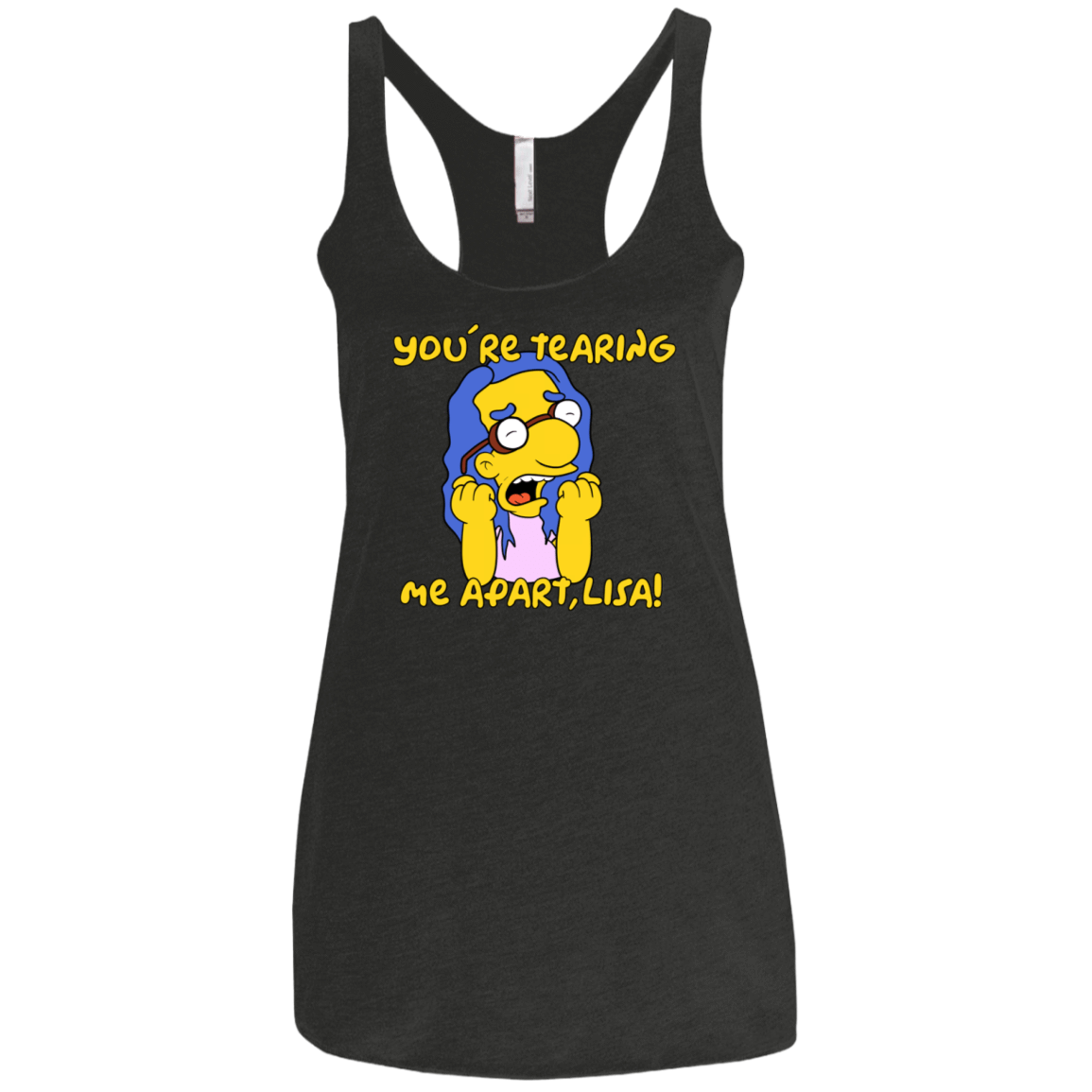 T-Shirts Vintage Black / X-Small Milhouse Wiseau Women's Triblend Racerback Tank