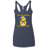 T-Shirts Vintage Navy / X-Small Milhouse Wiseau Women's Triblend Racerback Tank