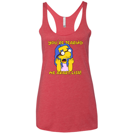 T-Shirts Vintage Red / X-Small Milhouse Wiseau Women's Triblend Racerback Tank