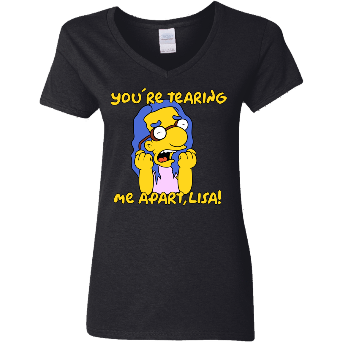 T-Shirts Black / S Milhouse Wiseau Women's V-Neck T-Shirt