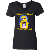 T-Shirts Black / S Milhouse Wiseau Women's V-Neck T-Shirt