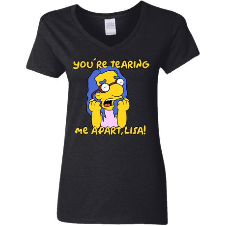 T-Shirts Black / S Milhouse Wiseau Women's V-Neck T-Shirt