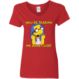 T-Shirts Red / S Milhouse Wiseau Women's V-Neck T-Shirt